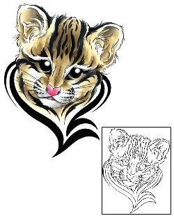 Cat Tattoo Animal tattoo | CCF-00626
