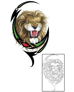 Lion Tattoo Animal tattoo | CCF-00627