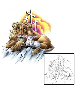Lion Tattoo Animal tattoo | CCF-00714