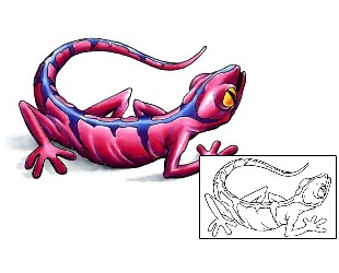 Gecko Tattoo Reptiles & Amphibians tattoo | CCF-00731
