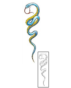 Snake Tattoo Reptiles & Amphibians tattoo | CCF-00820