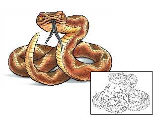Snake Tattoo Reptiles & Amphibians tattoo | CCF-00821
