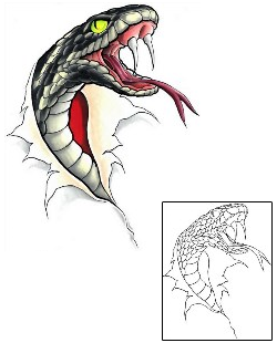 Reptile Tattoo Horror tattoo | CCF-00822