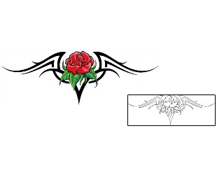Rose Tattoo Specific Body Parts tattoo | CCF-00857