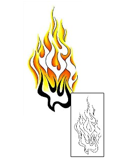 Fire – Flames Tattoo Miscellaneous tattoo | CCF-00877