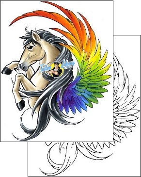 Horse Tattoo animal-horse-tattoos-cherry-creek-flash-ccf-00937