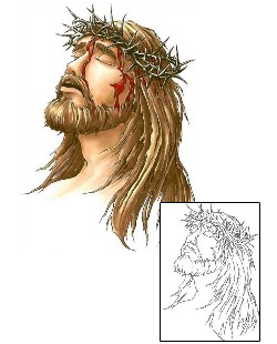 Jesus Tattoo Religious & Spiritual tattoo | CCF-01019