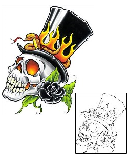 Skull Tattoo Horror tattoo | CCF-01029