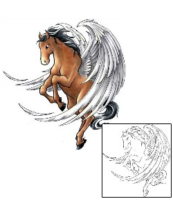 Horse Tattoo Mythology tattoo | CCF-01036