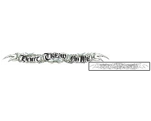 Banner Tattoo Specific Body Parts tattoo | CCF-01070
