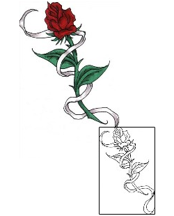 Flower Tattoo Plant Life tattoo | CEF-00022