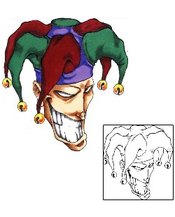 Joker - Jester Tattoo CEF-00038