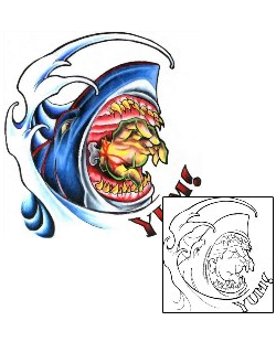 Sea Creature Tattoo Specific Body Parts tattoo | CEF-00042