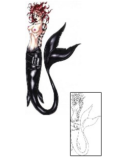 Mermaid Tattoo Mythology tattoo | CEF-00052