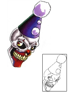 Clown Tattoo Horror tattoo | CEF-00103