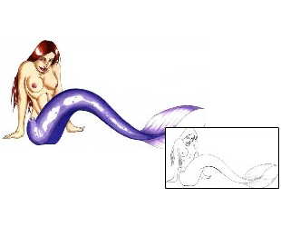 Mermaid Tattoo Mythology tattoo | CEF-00112