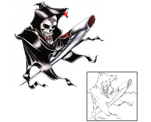 Reaper Tattoo Horror tattoo | CEF-00130