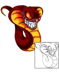 Snake Tattoo Horror tattoo | CEF-00154