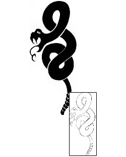 Snake Tattoo Reptiles & Amphibians tattoo | CEF-00174