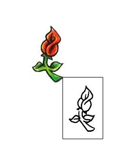 Flower Tattoo Plant Life tattoo | CFF-00065
