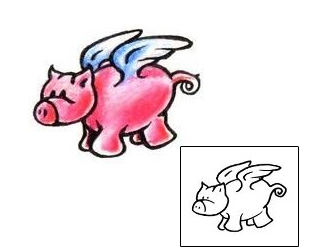 Pig Tattoo Animal tattoo | CFF-00076