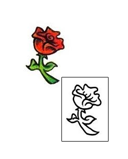 Flower Tattoo Plant Life tattoo | CFF-00088