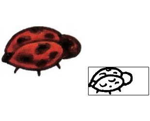 Ladybug Tattoo Insects tattoo | CGF-00024