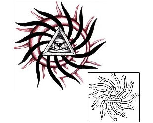 Eye Tattoo Ethnic tattoo | CGF-00031