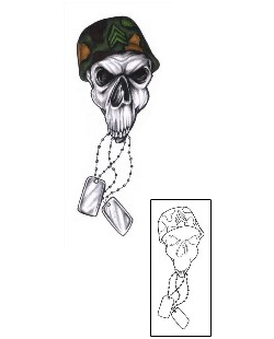 Skull Tattoo Horror tattoo | CHF-00030