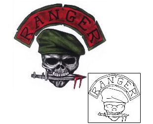 Marines Tattoo Horror tattoo | CHF-00062