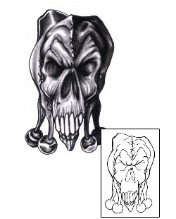 Joker - Jester Tattoo Horror tattoo | CHF-00065