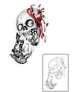 Skull Tattoo Horror tattoo | CHF-00115