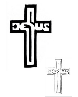 Jesus Tattoo Religious & Spiritual tattoo | CHF-00145
