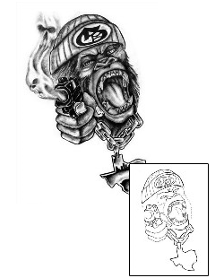 Gangster Tattoo Animal tattoo | CHF-00225