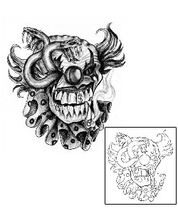Clown Tattoo Horror tattoo | CHF-00234