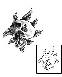 Skull Tattoo Horror tattoo | CHF-00239