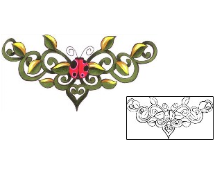 Ladybug Tattoo Specific Body Parts tattoo | CHF-00424