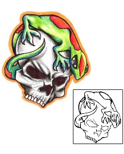 Gecko Tattoo Horror tattoo | CHF-00439