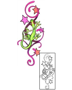 Gecko Tattoo Reptiles & Amphibians tattoo | CHF-00448