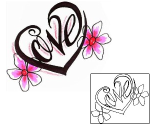 Love Tattoo For Women tattoo | CHF-00485