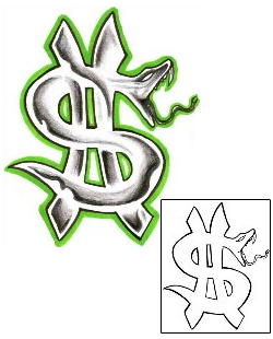 Money Tattoo Miscellaneous tattoo | CHF-00494