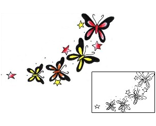 Butterfly Tattoo For Women tattoo | CHF-00605