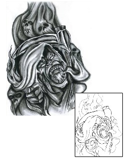 Reaper Tattoo Horror tattoo | CHF-00621