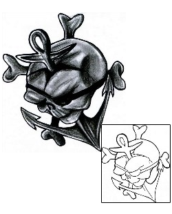 Anchor Tattoo Horror tattoo | CHF-00661