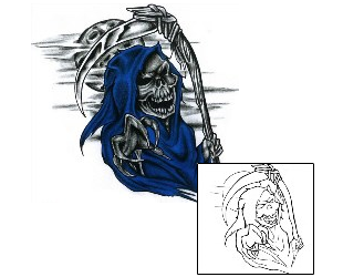 Reaper Tattoo Horror tattoo | CHF-00672
