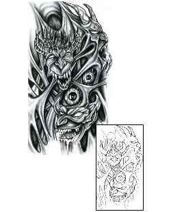 Evil Tattoo Horror tattoo | CHF-00673