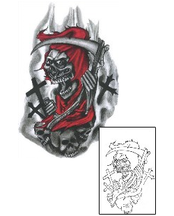Reaper Tattoo Horror tattoo | CHF-00676