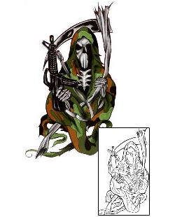 Reaper Tattoo Horror tattoo | CHF-00704