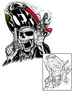 Mexican Tattoo Horror tattoo | CHF-00723