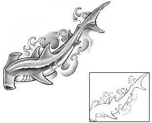 Fish Tattoo Marine Life tattoo | CIF-00017